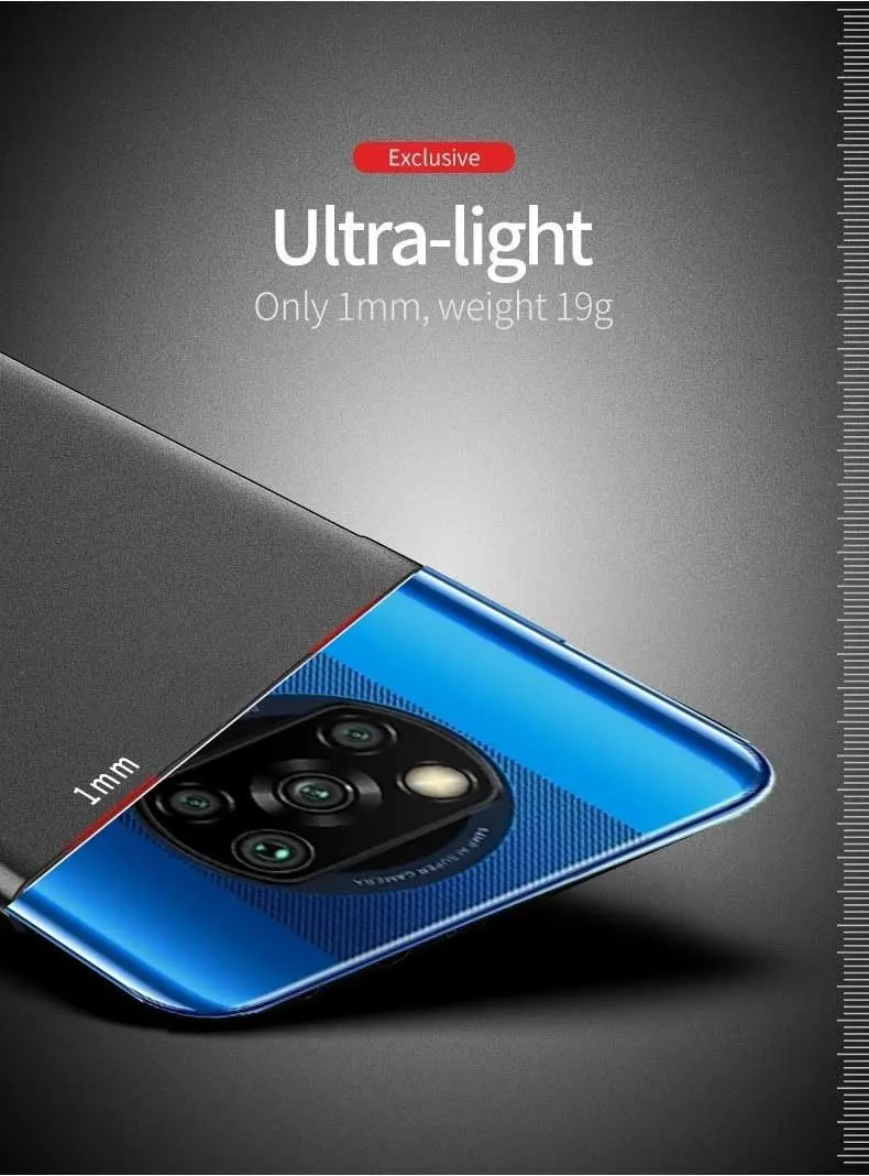Micvir Back Cover for Poco X3 Pro (Black, Pack of: 1) — image 4 of 5