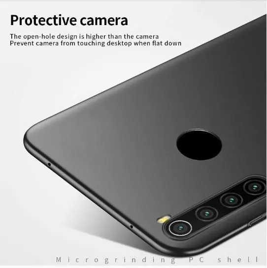 Micvir Back Cover for Mi Redmi Note 8 (Black, Plastic, Pack of: 1) — image 2 of 5