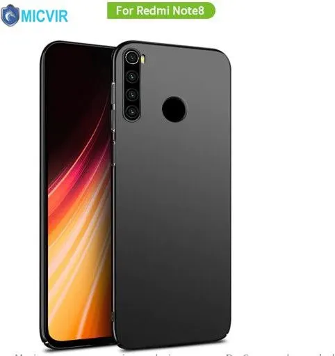 Micvir Back Cover for Mi Redmi Note 8 (Black, Plastic, Pack of: 1) — image 3 of 5