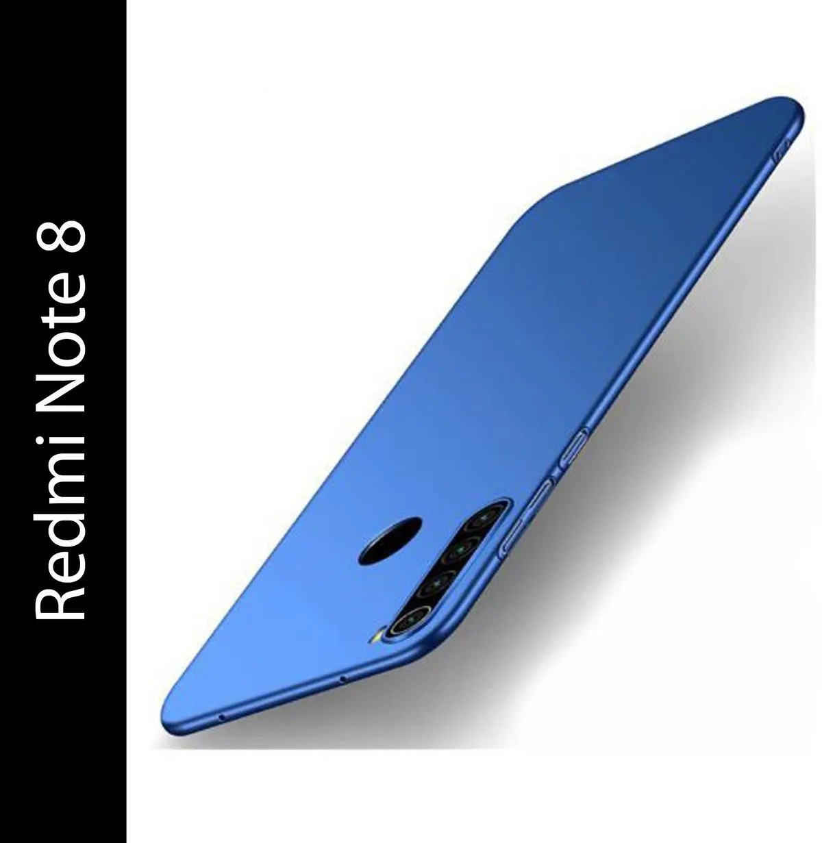 Micvir Back Cover for Mi Redmi Note 8 (Blue, Plastic, Pack of: 1)