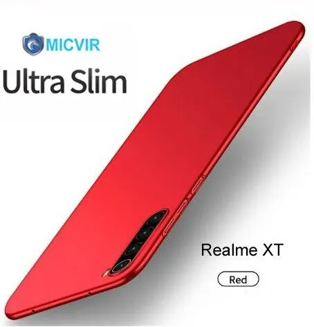 Micvir Back Cover for Realme XT, Realme X2 (Red, Pack of: 1) — image 2 of 3