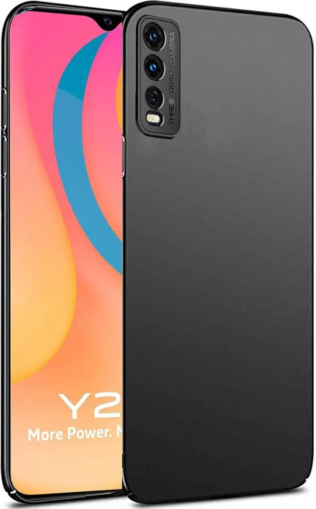 Micvir Back Cover for Vivo Y20 (Black, Pack of: 1) — image 2 of 5