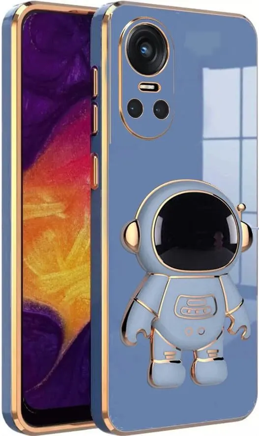 Micvir Back Cover for OPPO Reno 10, Oppo Reno 10 Pro 5G (Blue, Silicon, Pack of: 1)