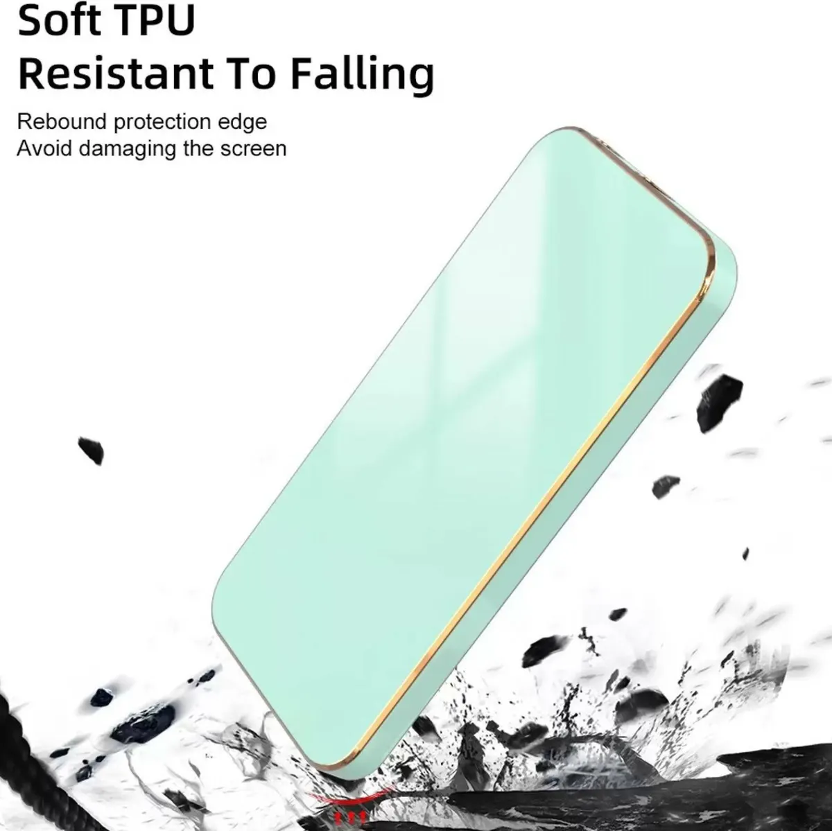 Micvir Back Cover for Mi A1, Mi A1 Old Version (Green, Silicon, Pack of: 1) — image 5 of 5