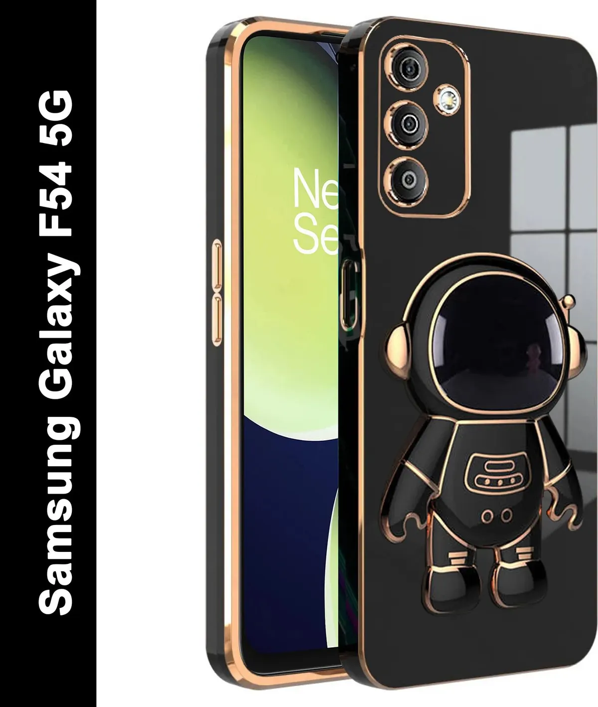 Micvir Back Cover for Samsung Galaxy F54 5G (Black, Silicon, Pack of: 1)