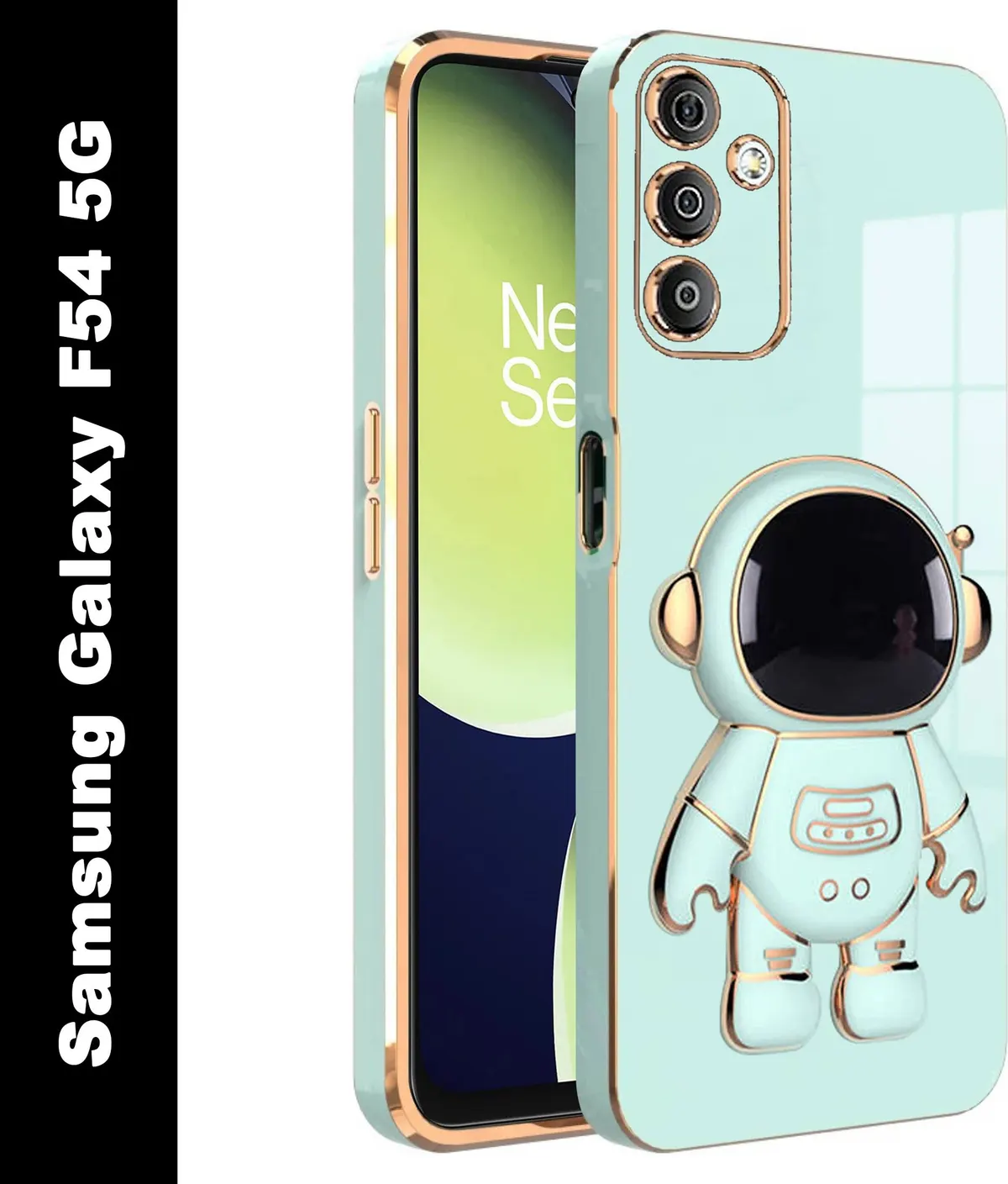 Micvir Back Cover for Samsung Galaxy F54 5G (Green, Silicon, Pack of: 1)