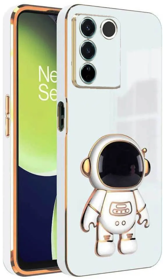 Micvir Back Cover for vivo V27 5G, Vivo V27 Pro 5G (White, Silicon, Pack of: 1)
