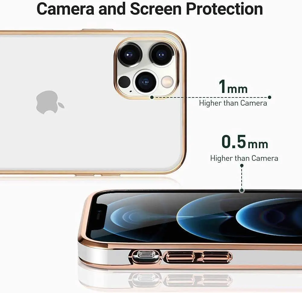 Micvir Back Cover for Apple iPhone 12 Pro (White, Silicon, Pack of: 1) — image 3 of 5