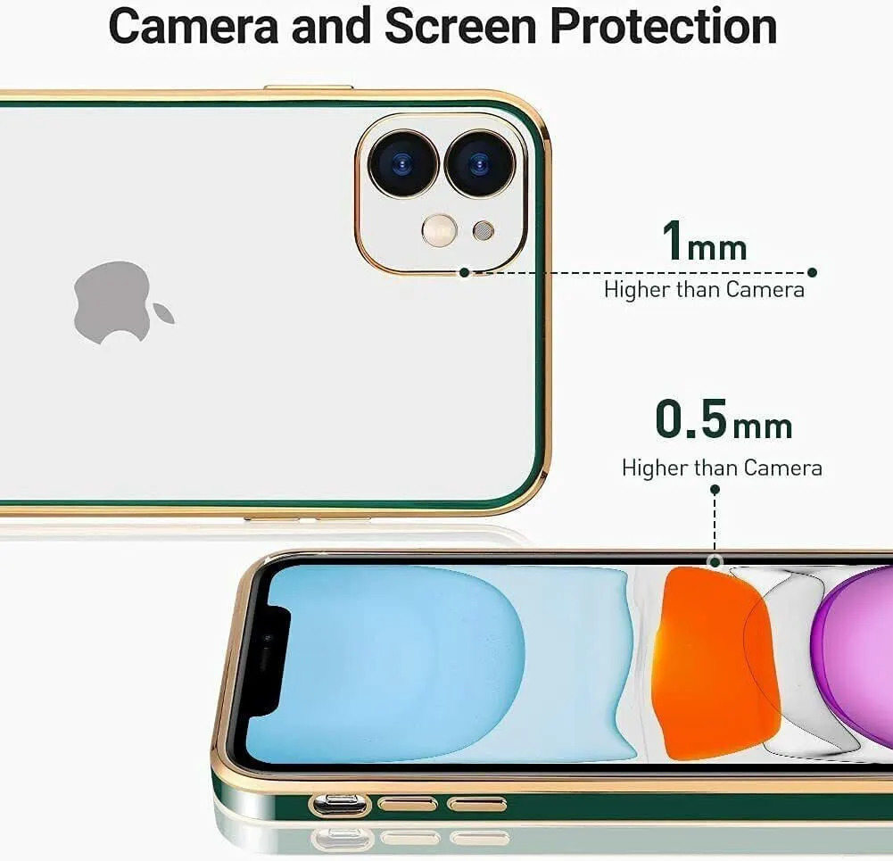 Micvir Back Cover for Apple iPhone 12 (Green, Silicon, Pack of: 1) — image 3 of 5