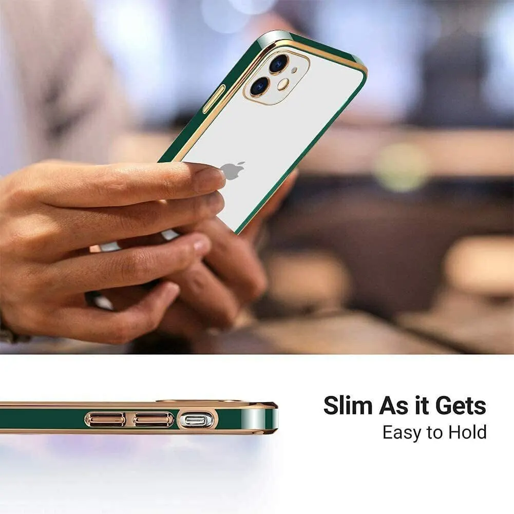Micvir Back Cover for Apple iPhone 12 (Green, Silicon, Pack of: 1) — image 5 of 5