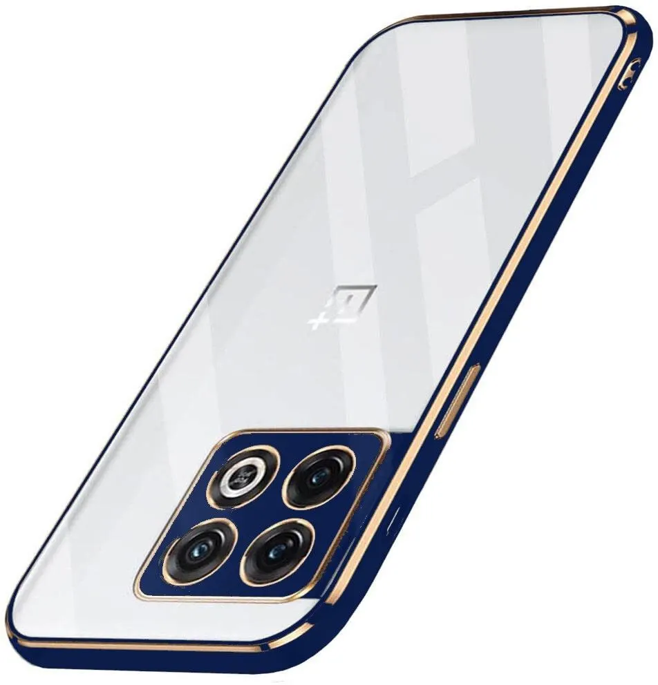 Micvir Back Cover for OnePlus 10 Pro 5G (Blue, Silicon, Pack of: 1) — image 2 of 5