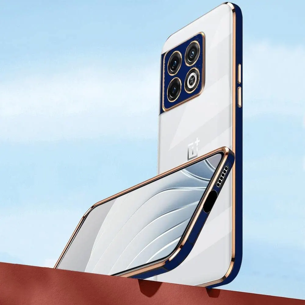 Micvir Back Cover for OnePlus 10 Pro 5G (Blue, Silicon, Pack of: 1) — image 3 of 5