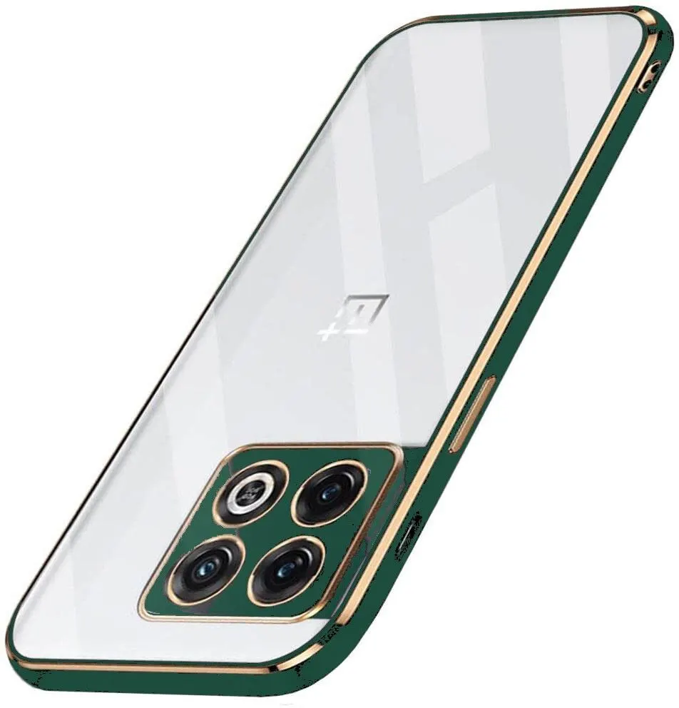 Micvir Back Cover for OnePlus 10 Pro 5G (Green, Silicon, Pack of: 1) — image 2 of 5