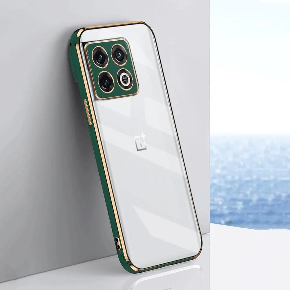 Micvir Back Cover for OnePlus 10 Pro 5G (Green, Silicon, Pack of: 1) — image 4 of 5