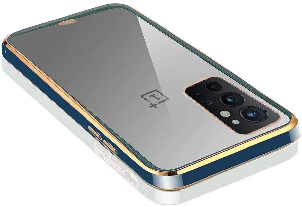 Micvir Back Cover for OnePlus 9RT (Blue, Silicon, Pack of: 1) — image 2 of 5