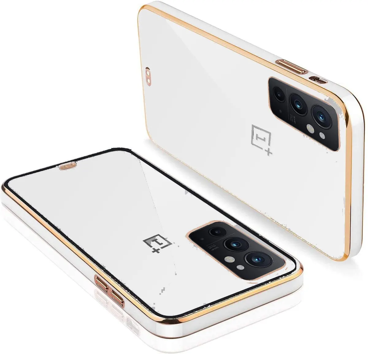 Micvir Back Cover for OnePlus 9RT (White, Silicon, Pack of: 1)