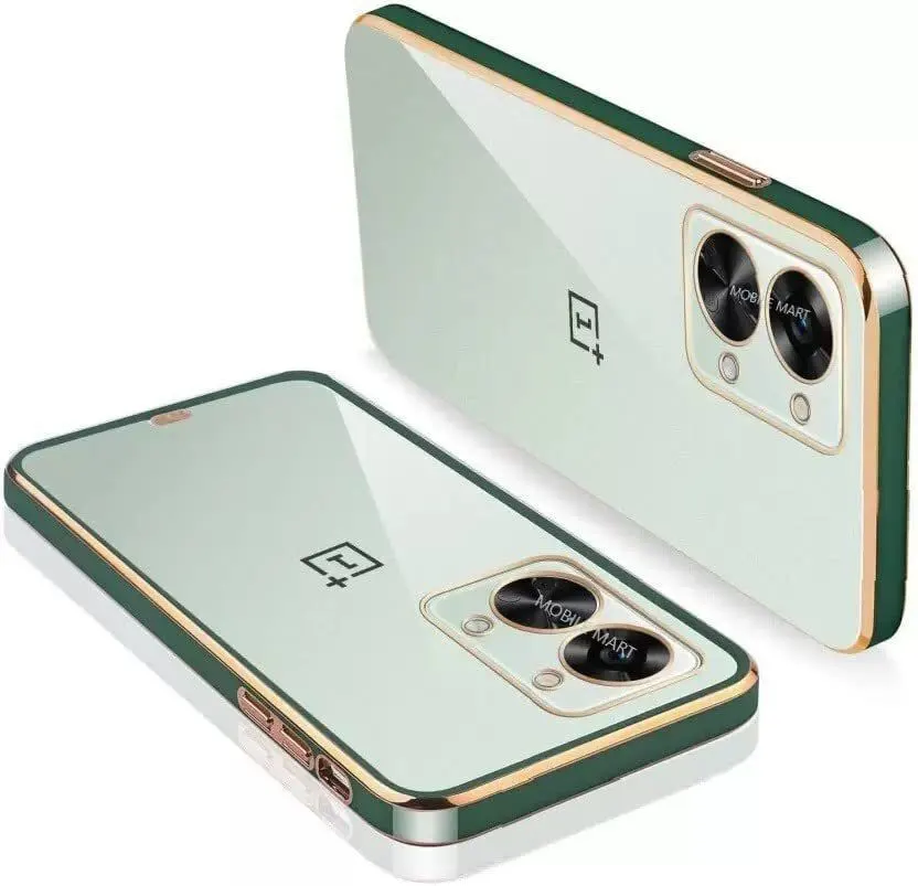Micvir Back Cover for OnePlus Nord 2T 5G (Green, Silicon, Pack of: 1)
