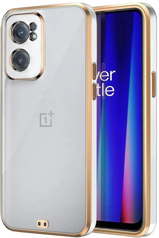 Micvir Back Cover for OnePlus Nord CE 2 5G (White, Silicon, Pack of: 1)