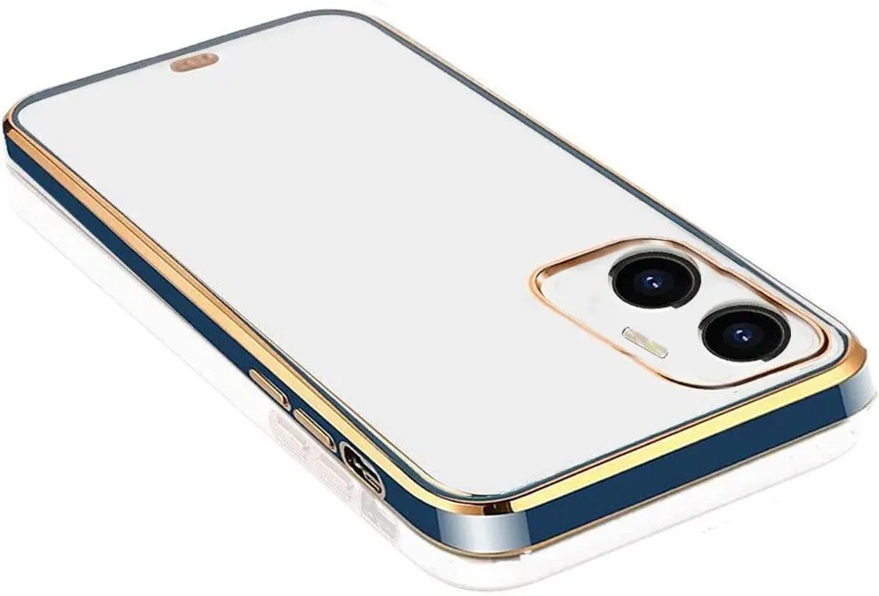 Micvir Back Cover for Vivo T1 44W, iQOO Z6 44W (Blue, Silicon, Pack of: 1) — image 2 of 4