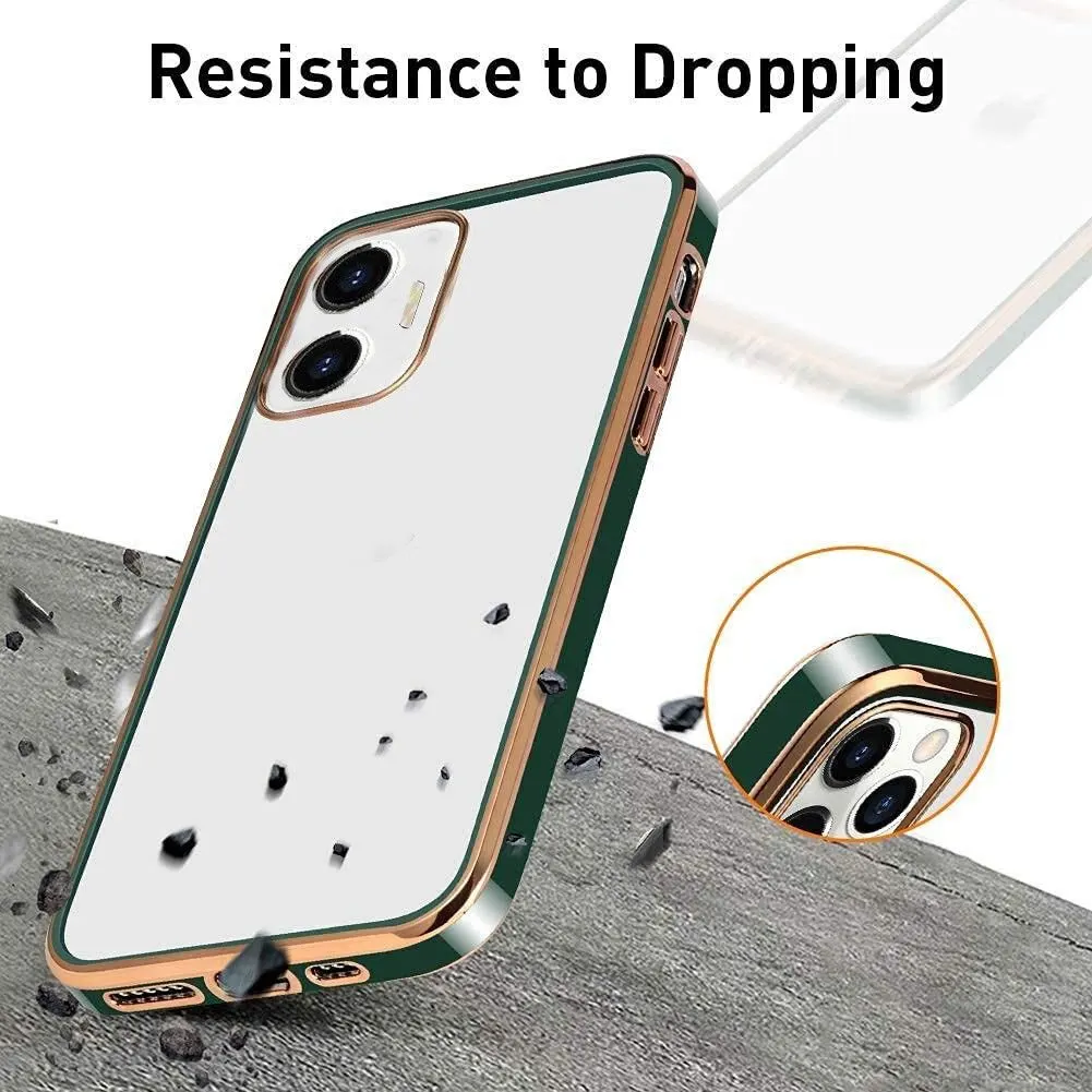 Micvir Back Cover for Vivo T1 44W, iQOO Z6 44W (Green, Silicon, Pack of: 1) — image 2 of 5