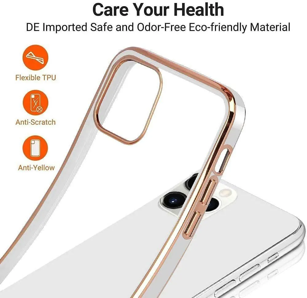 Micvir Back Cover for Vivo T1 44W, iQOO Z6 44W (White, Silicon, Pack of: 1) — image 3 of 4