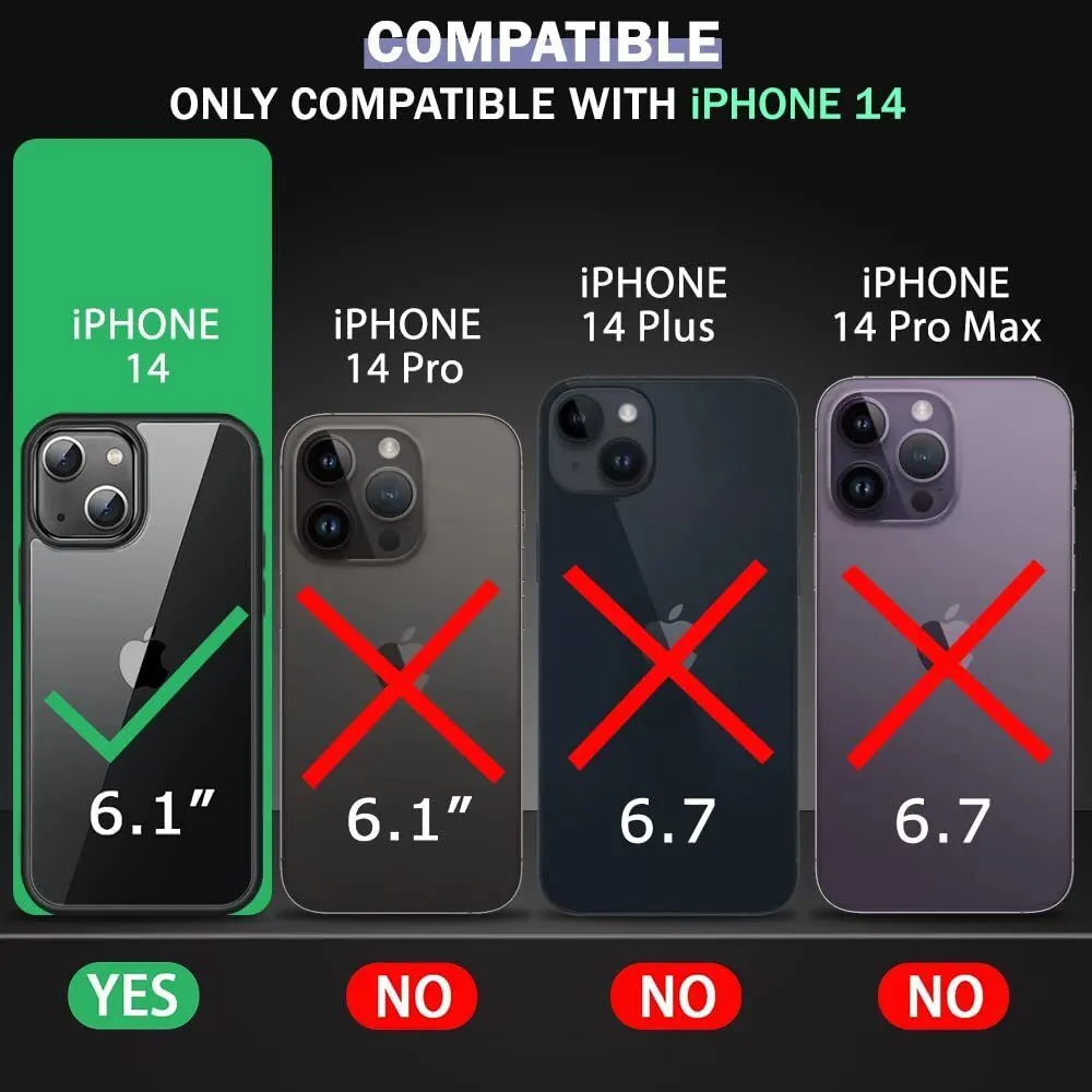 Xolia Back Cover for Apple iPhone 14 (Transparent, Shock Proof, Silicon, Pack of: 1) — image 2 of 5