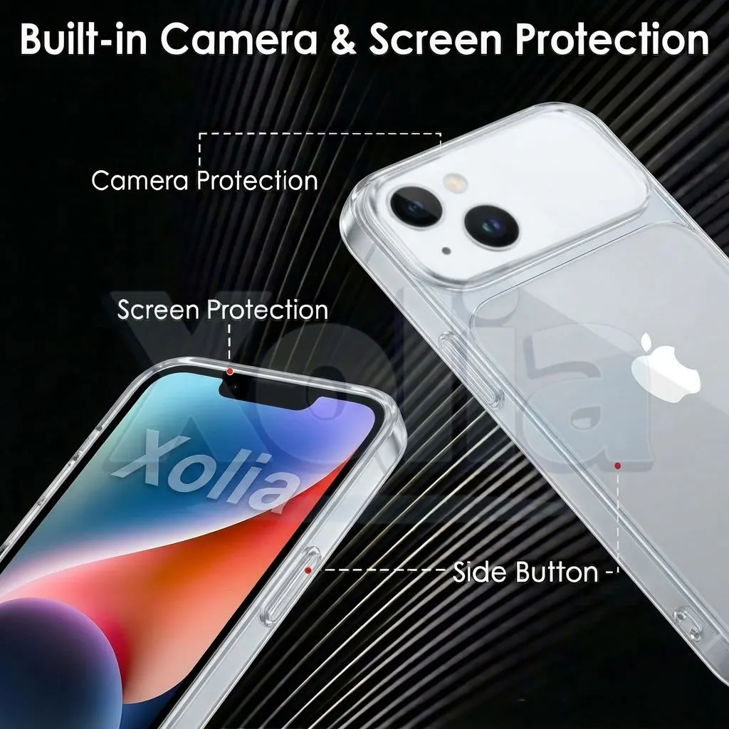 Xolia Back Cover for Apple iPhone 14 (Transparent, Shock Proof, Silicon, Pack of: 1) — image 3 of 5