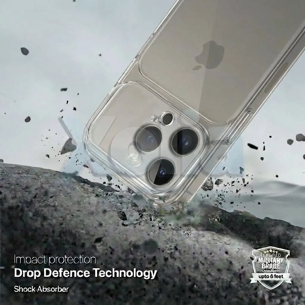 Xolia Back Cover for Apple iPhone 15 Pro Max (Transparent, Shock Proof, Silicon, Pack of: 1) — image 4 of 5