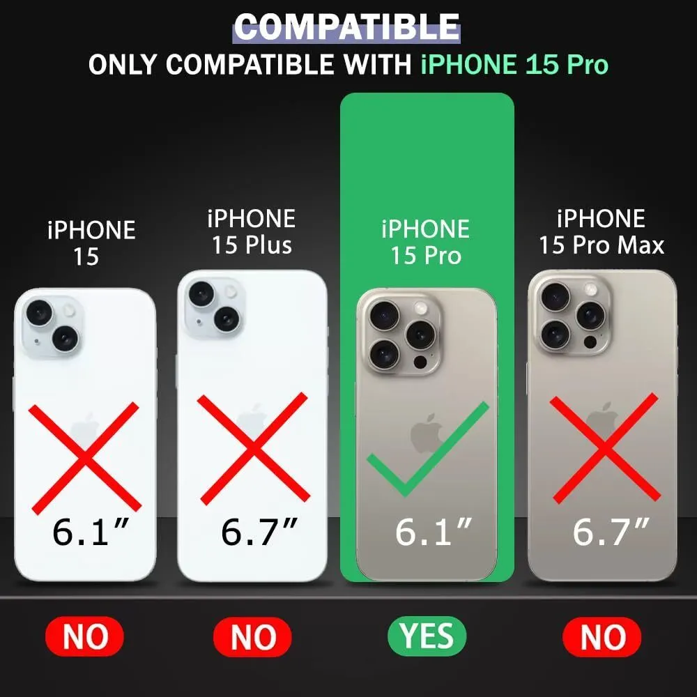 Xolia Back Cover for Apple iPhone 15 Pro (Transparent, Shock Proof, Silicon, Pack of: 1) — image 2 of 5