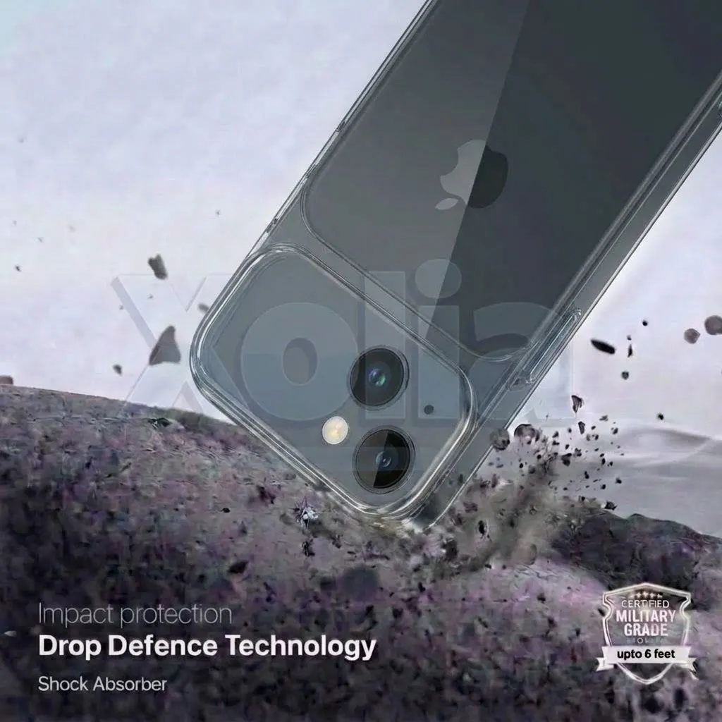 Xolia Back Cover for Apple iPhone 15 (Transparent, Shock Proof, Silicon, Pack of: 1) — image 4 of 5