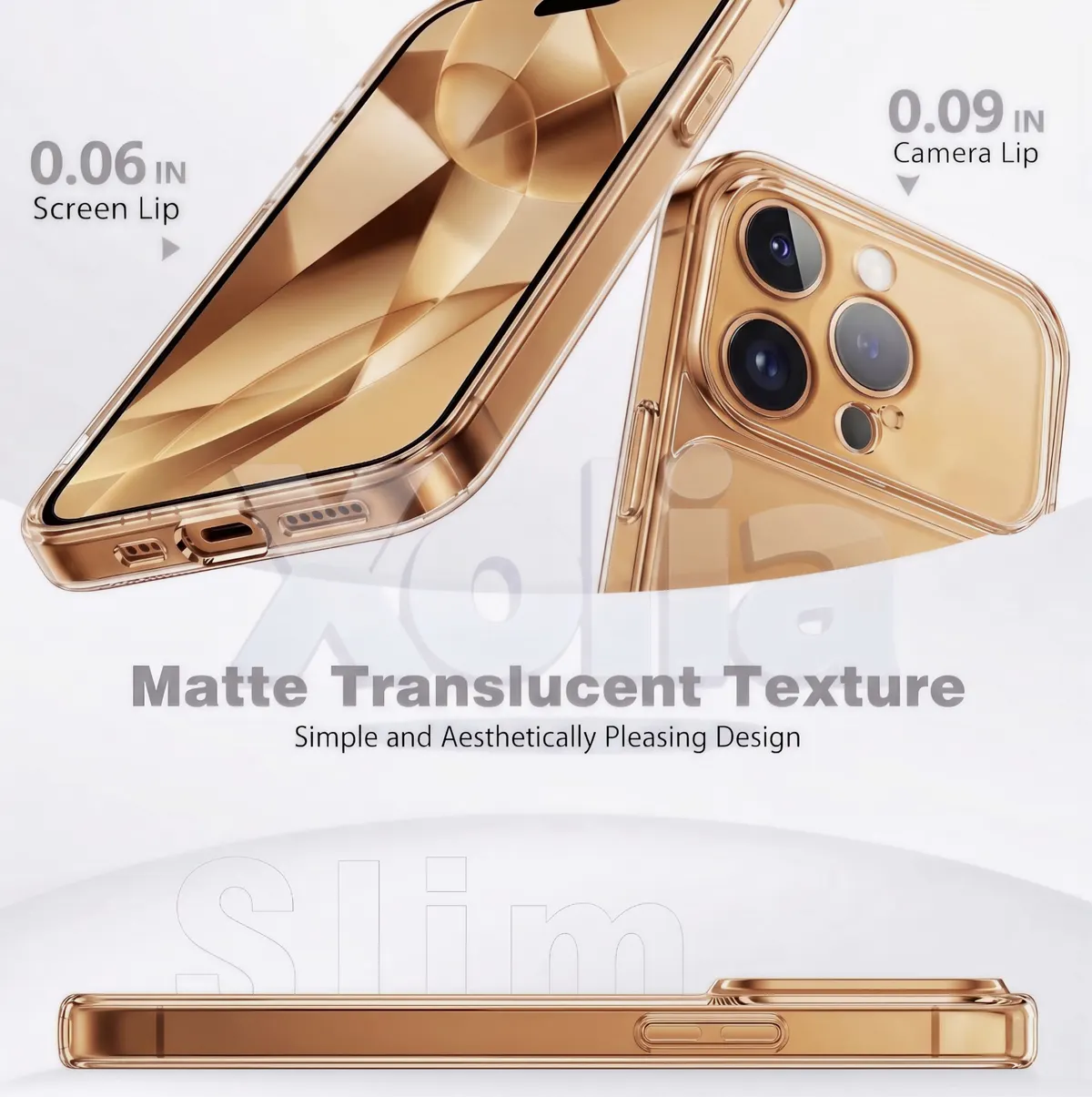 Xolia Back Cover for Apple iPhone 16 Pro Max (Orange, Shock Proof, Silicon, Pack of: 1) — image 5 of 5