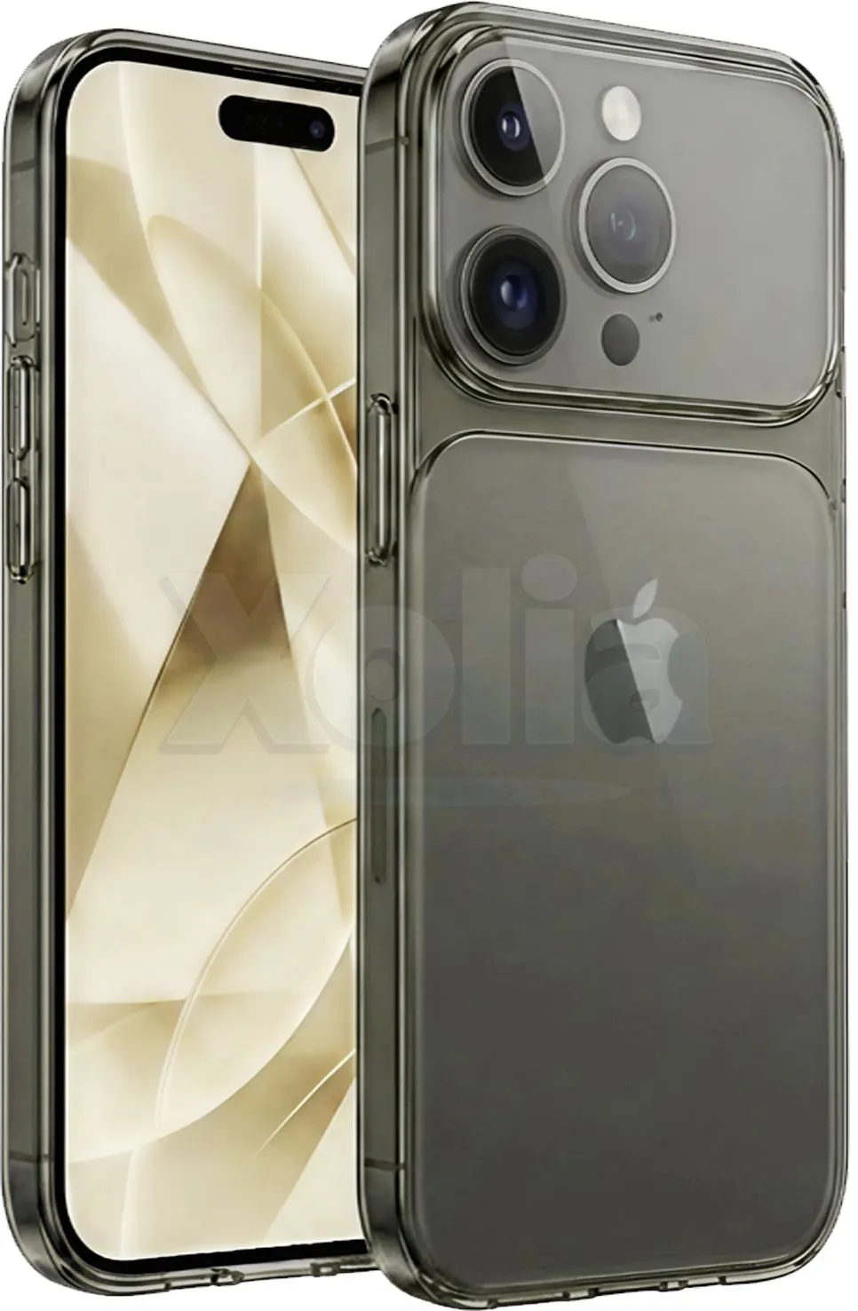 Xolia Back Cover for Apple iPhone 16 Pro (Black, Shock Proof, Silicon, Pack of: 1)