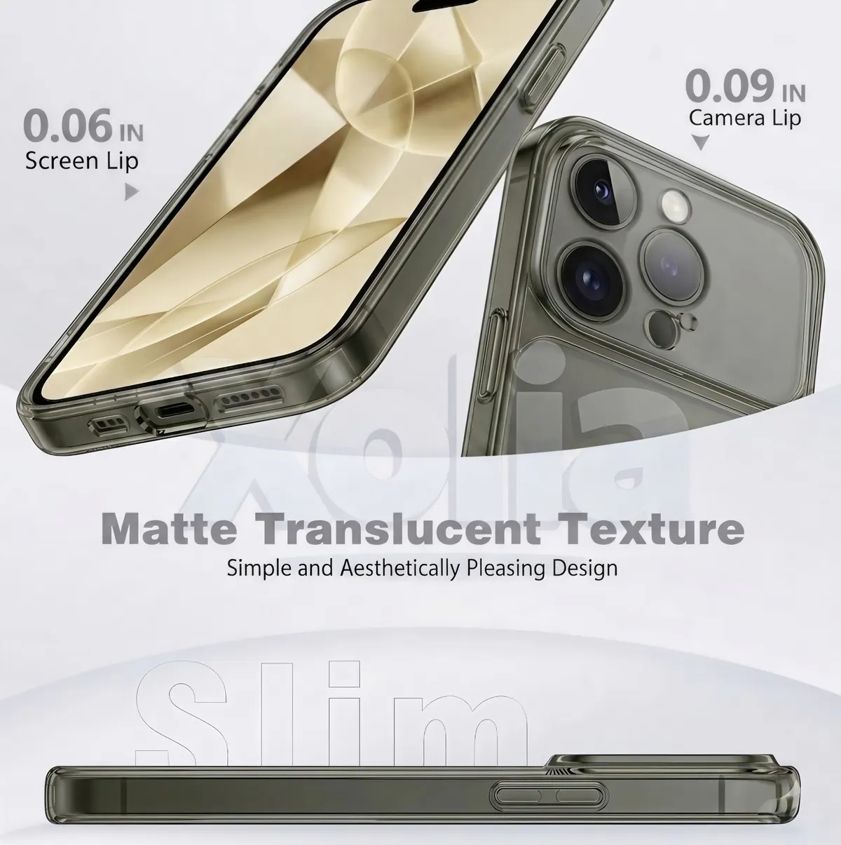 Xolia Back Cover for Apple iPhone 16 Pro (Black, Shock Proof, Silicon, Pack of: 1) — image 5 of 5