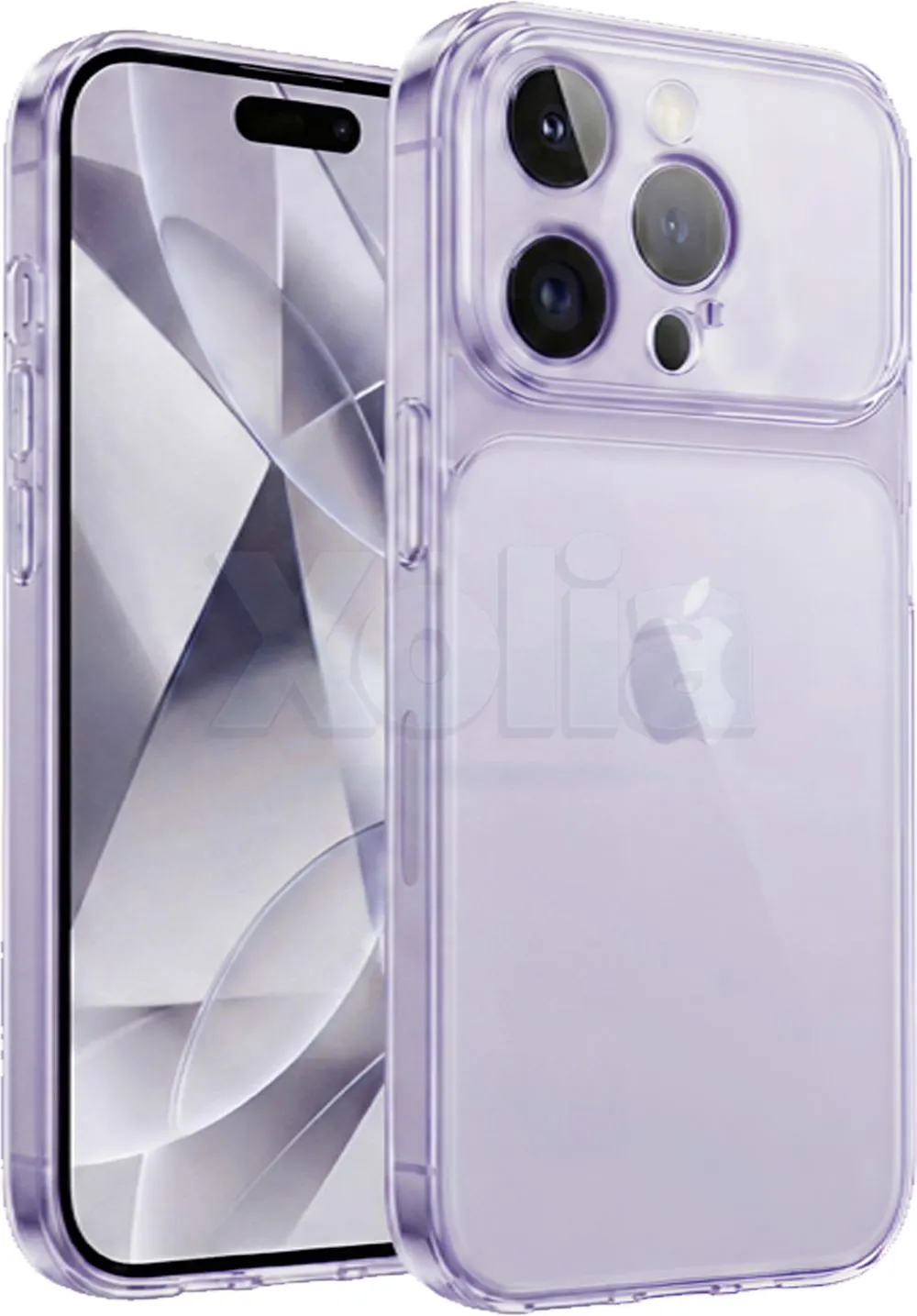 Xolia Back Cover for Apple iPhone 16 Pro (Purple, Shock Proof, Silicon, Pack of: 1)