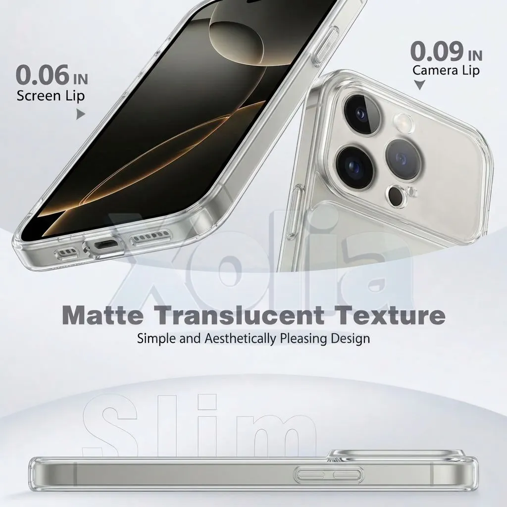 Xolia Back Cover for Apple iPhone 16 Pro (Transparent, Shock Proof, Silicon, Pack of: 1) — image 5 of 5