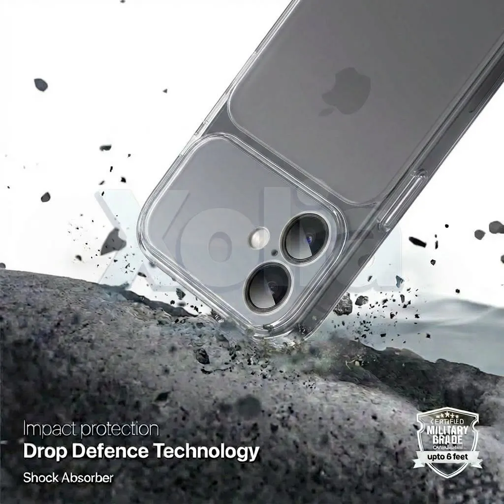 Xolia Back Cover for Apple iPhone 16 (Transparent, Shock Proof, Silicon, Pack of: 1) — image 4 of 5
