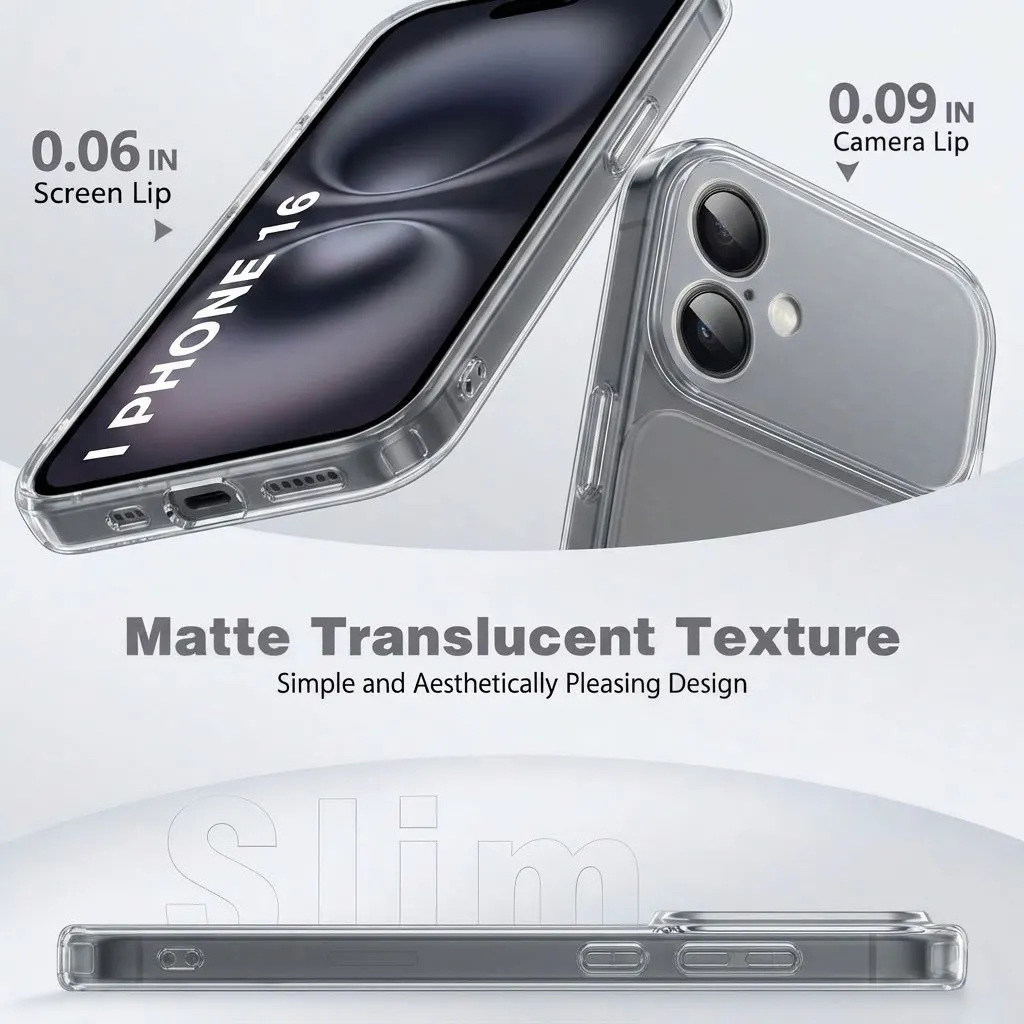 Xolia Back Cover for Apple iPhone 16 (Transparent, Shock Proof, Silicon, Pack of: 1) — image 5 of 5