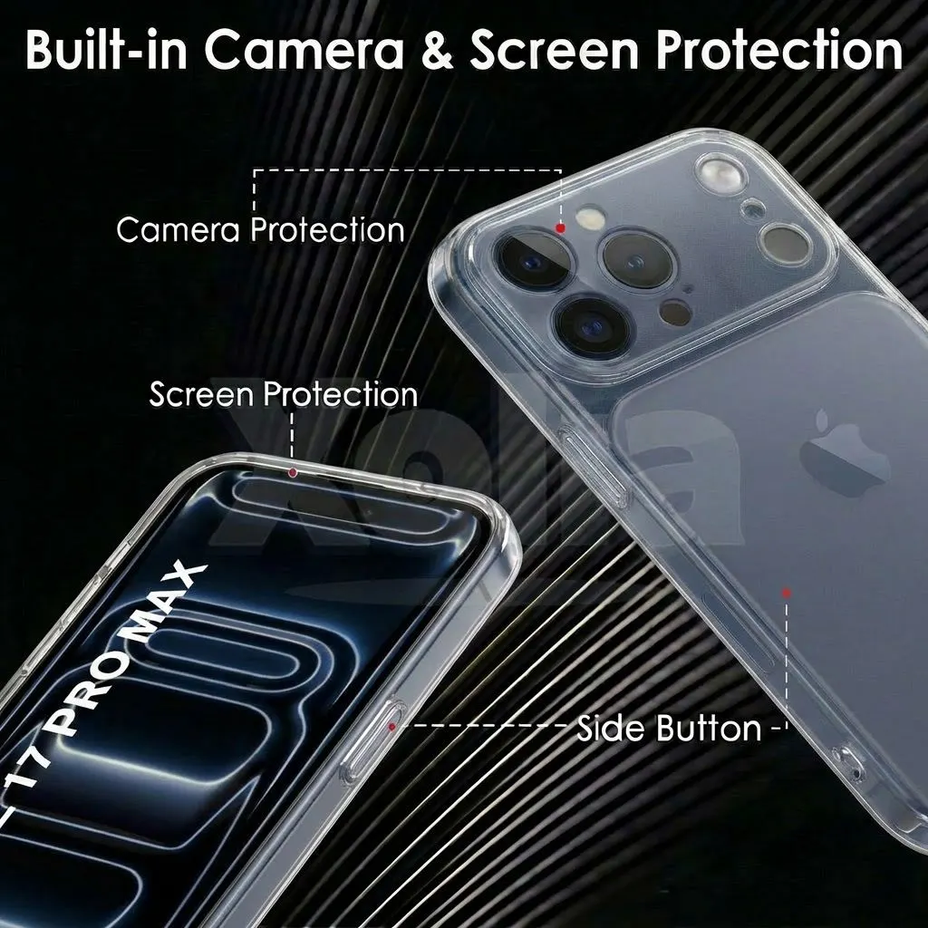 Xolia Back Cover for Apple iPhone 17 Pro Max (Transparent, Shock Proof, Silicon, Pack of: 1) — image 3 of 5