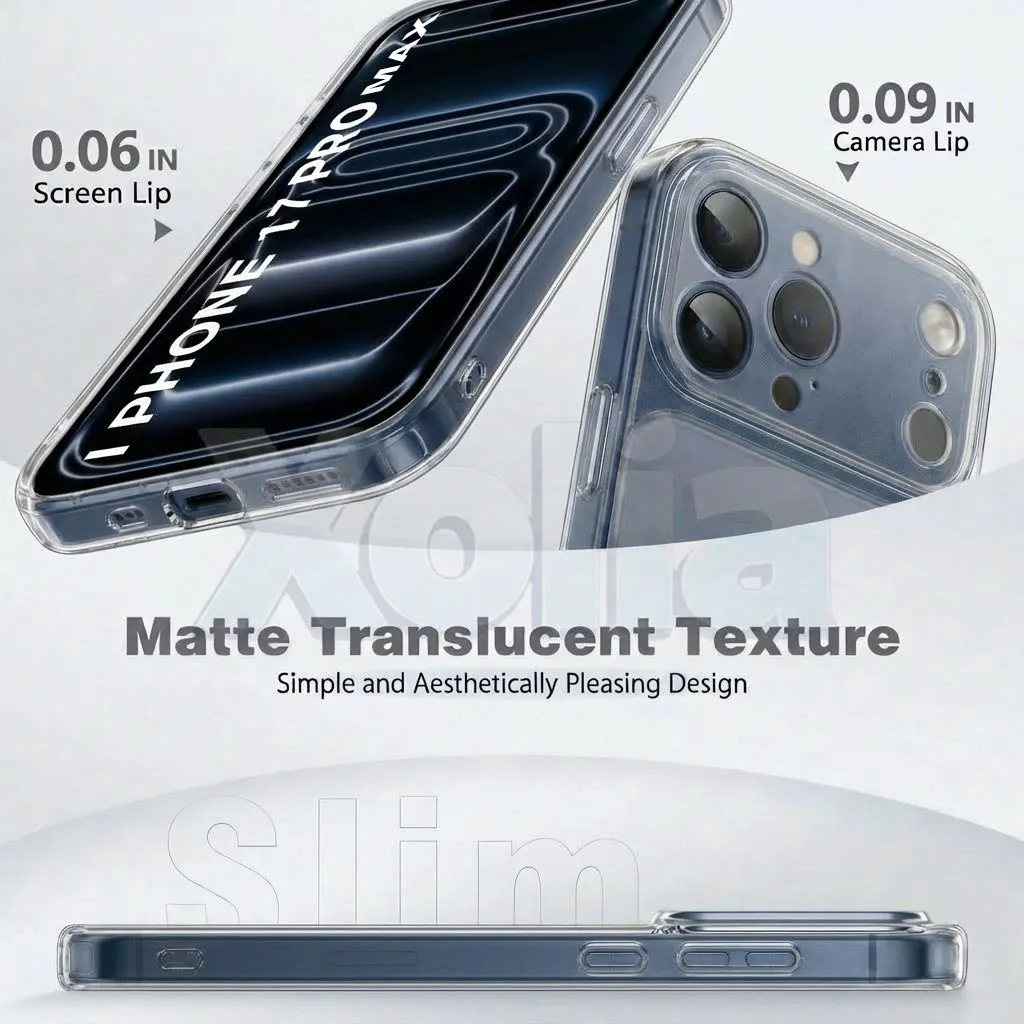 Xolia Back Cover for Apple iPhone 17 Pro Max (Transparent, Shock Proof, Silicon, Pack of: 1) — image 5 of 5