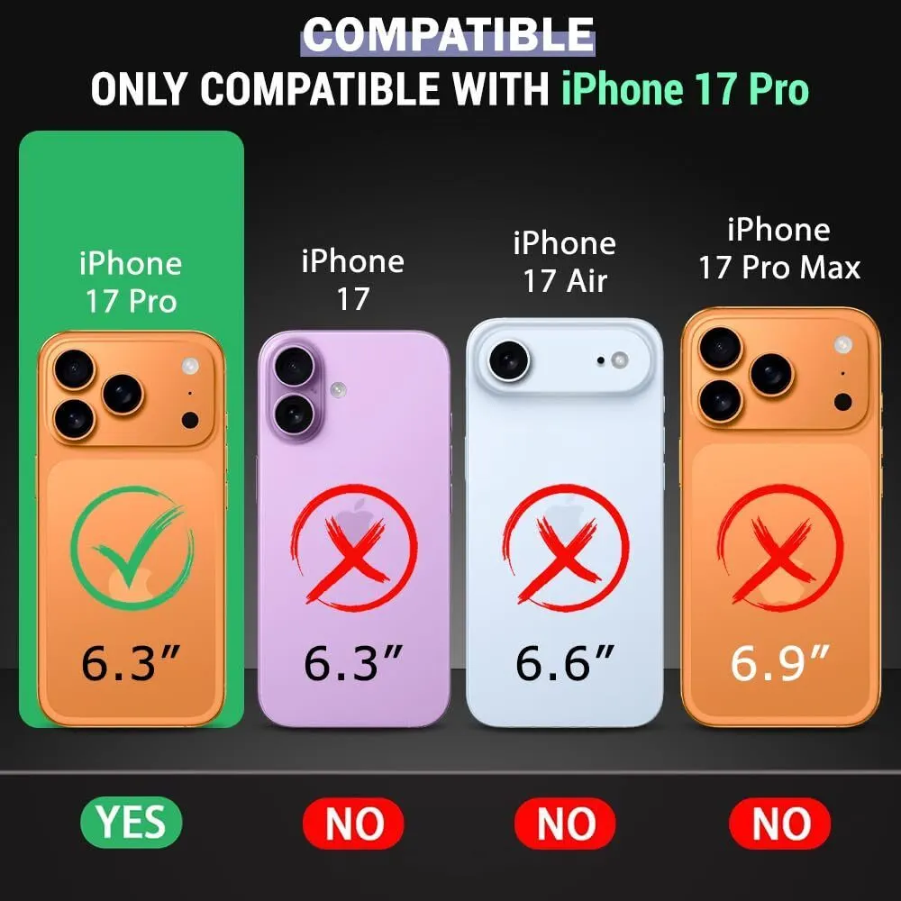 Xolia Back Cover for Apple iPhone 17 Pro (Black, Shock Proof, Silicon, Pack of: 1) — image 2 of 5