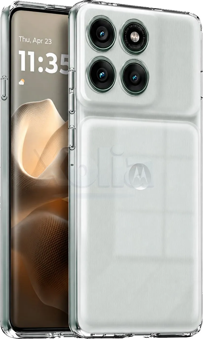 Xolia Back Cover for MOTOROLA Edge 70 Fusion 5G (Transparent, Shock Proof, Silicon, Pack of: 1)