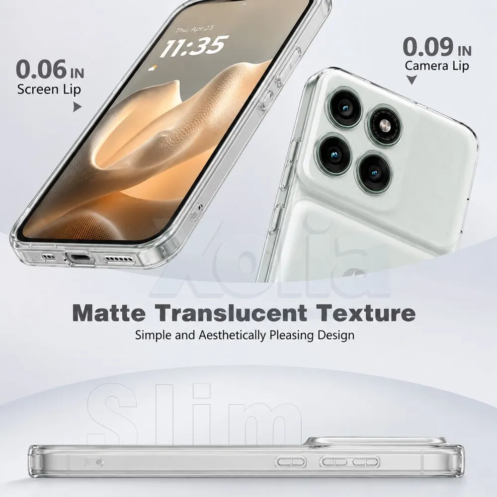 Xolia Back Cover for MOTOROLA Edge 70 Fusion 5G (Transparent, Shock Proof, Silicon, Pack of: 1) — image 5 of 5