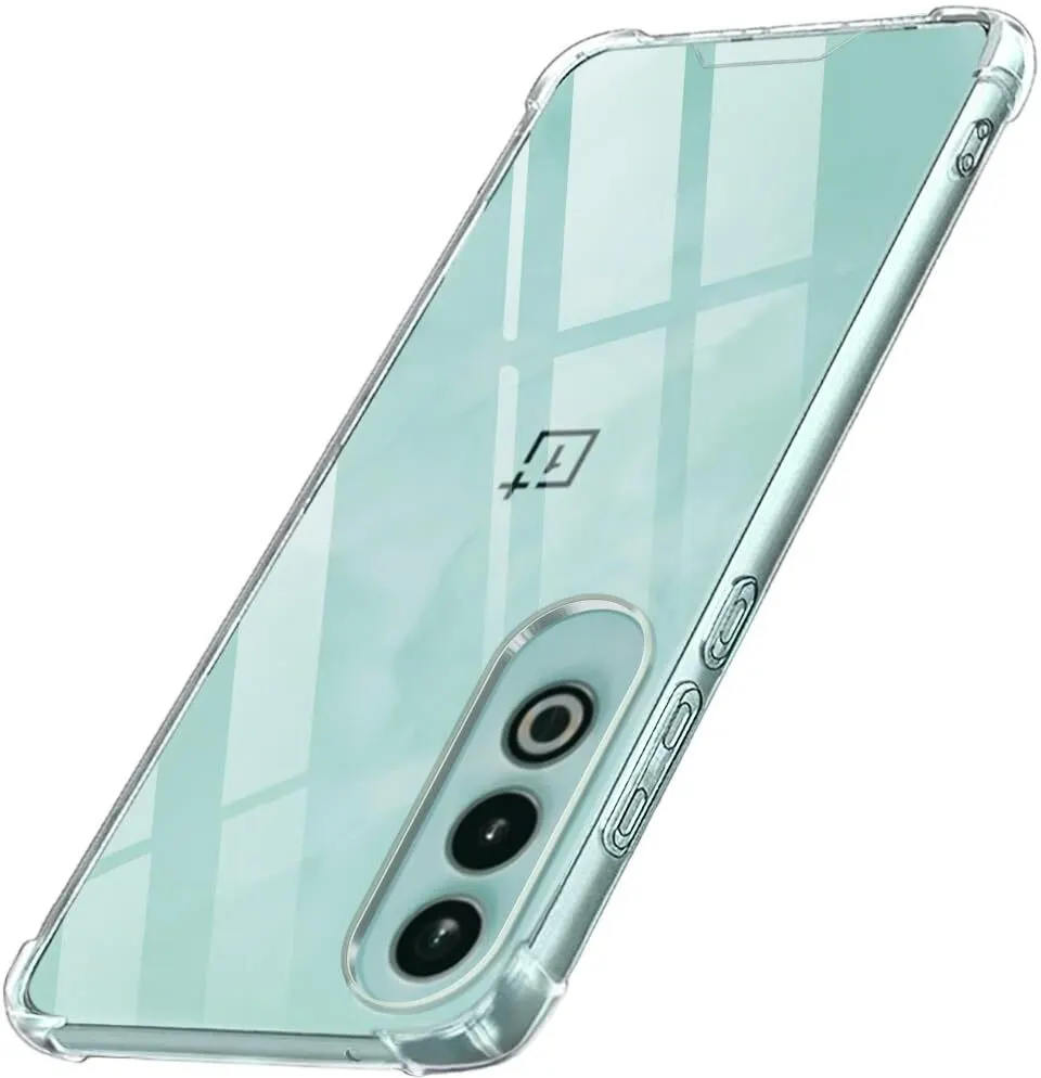 Micvir Back Cover for OnePlus Nord CE 4 5G (Transparent, Shock Proof, Plastic, Silicon, Pack of: 1)