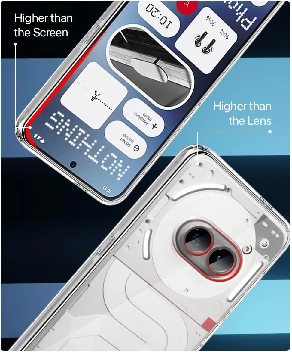 Micvir Back Cover for Nothing Phone (2a) 5G (Transparent, Shock Proof, Plastic, Silicon, Pack of: 1) — image 5 of 5