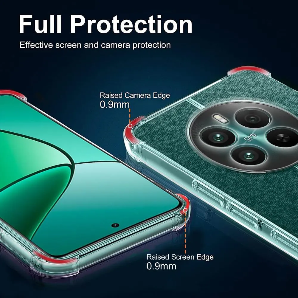 Micvir Back Cover for Realme 12 Pro Plus 5G (Transparent, Shock Proof, Plastic, Silicon, Pack of: 1) — image 3 of 4