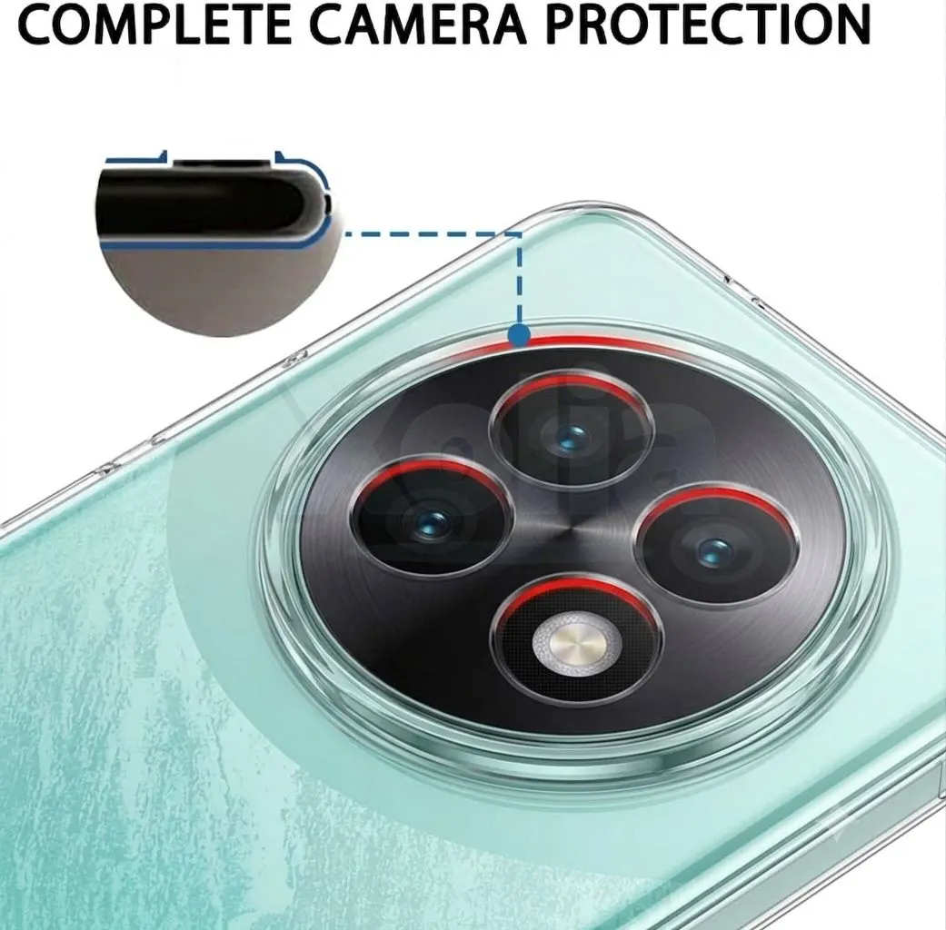 Xolia Back Cover for Realme 13 Plus 5G (Transparent, Shock Proof, Plastic, Silicon, Pack of: 1) — image 2 of 5