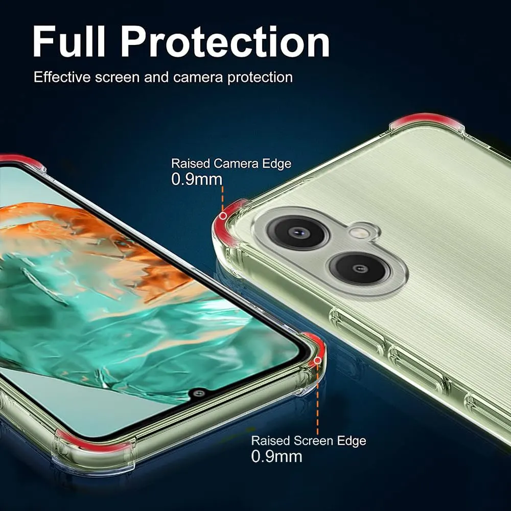 Micvir Back Cover for SAMSUNG Galaxy F06 5G (Transparent, Shock Proof, Plastic, Silicon, Pack of: 1) — image 2 of 5