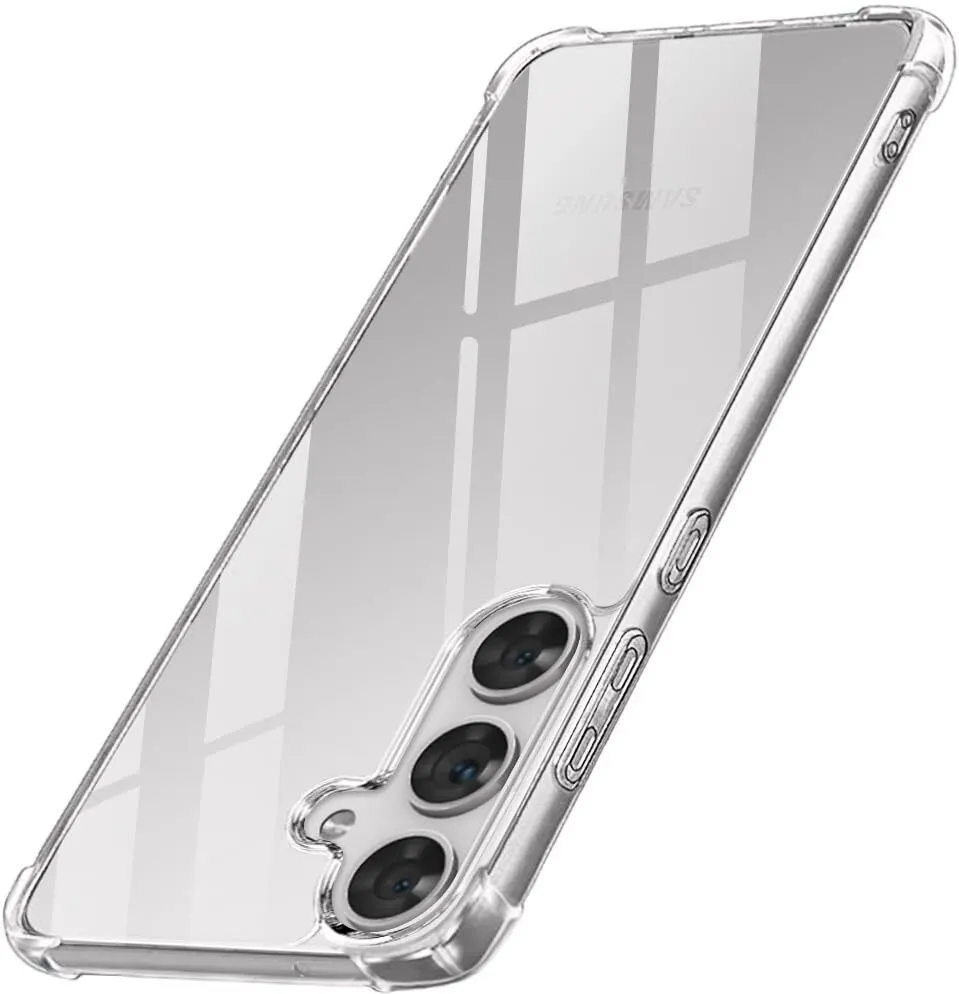 Micvir Back Cover for Samsung Galaxy S25 5G (Transparent, Shock Proof, Plastic, Silicon, Pack of: 1)