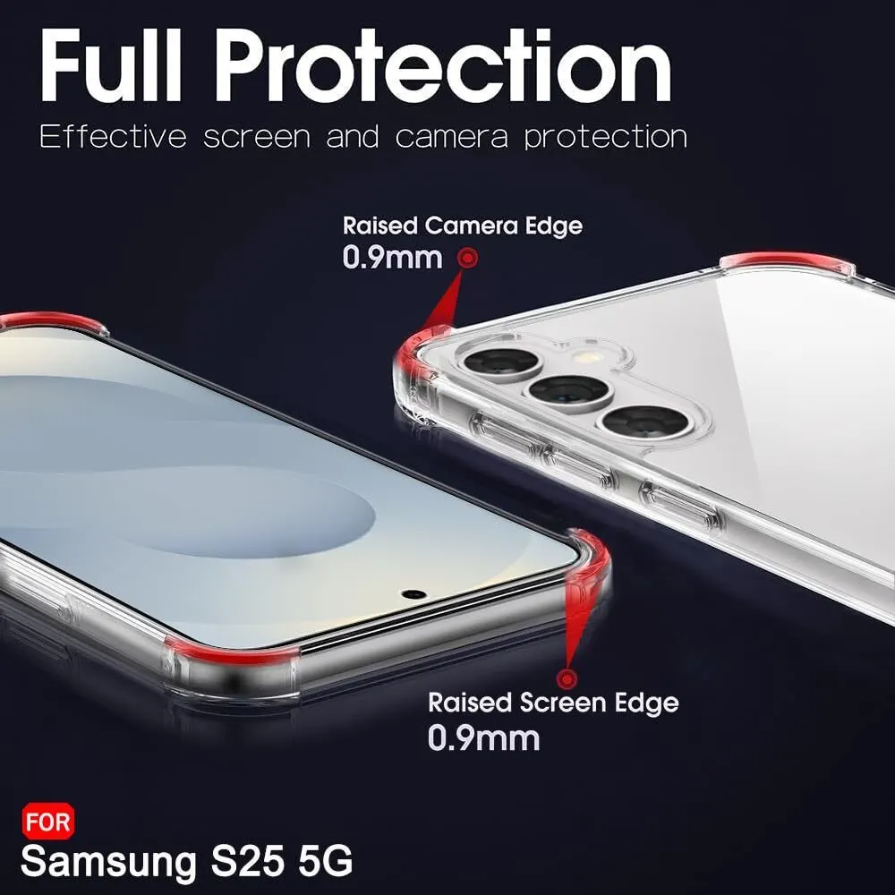 Micvir Back Cover for Samsung Galaxy S25 5G (Transparent, Shock Proof, Plastic, Silicon, Pack of: 1) — image 2 of 5