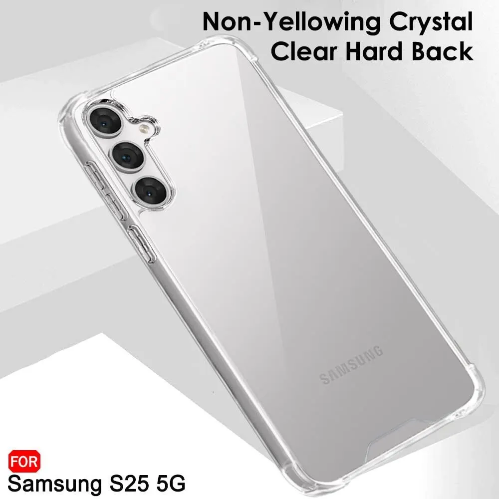 Micvir Back Cover for Samsung Galaxy S25 5G (Transparent, Shock Proof, Plastic, Silicon, Pack of: 1) — image 4 of 5